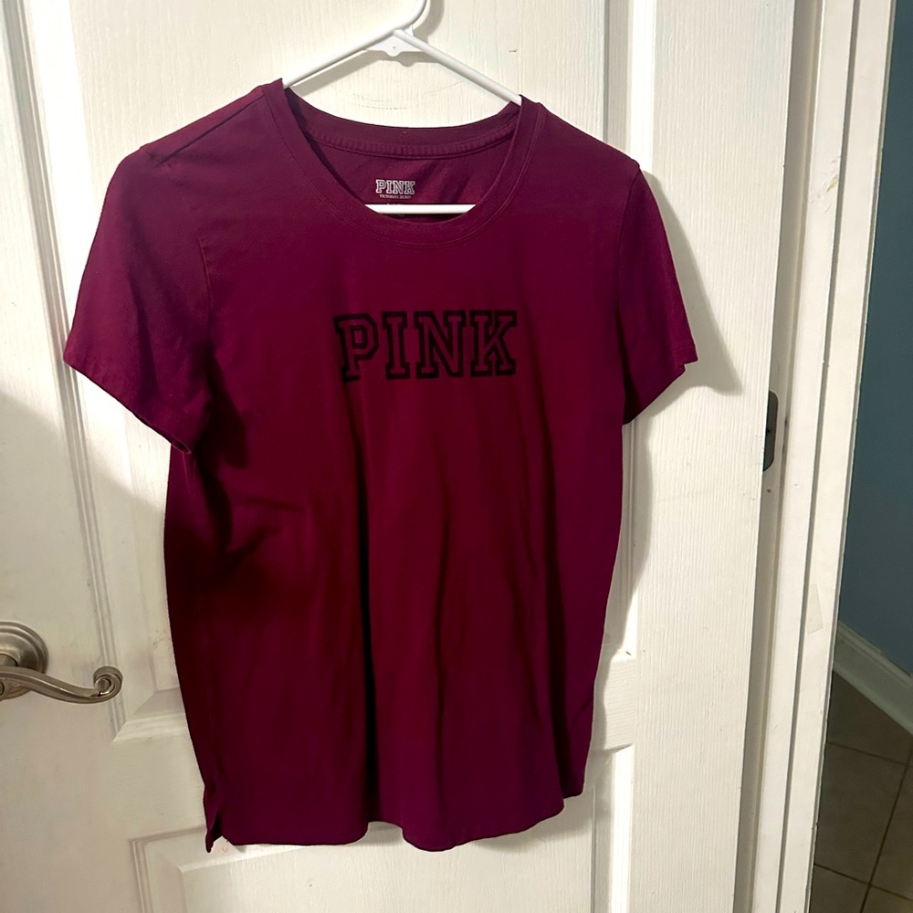 Burgundy pink shirt